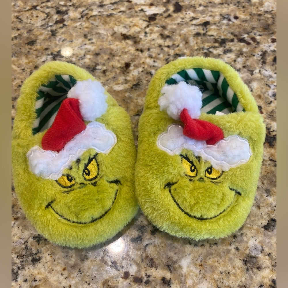 Infant Grinch Slipper